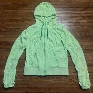 Lululemon Street To Studio Jacket Neon Yellow Green Zip Hoodie Jacket  Size 8